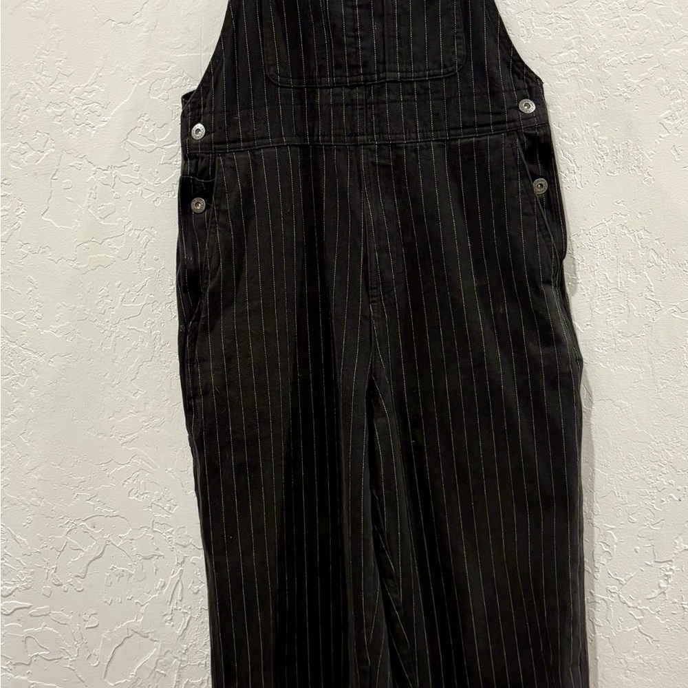 Dickies Black and white Pinstripe overalls